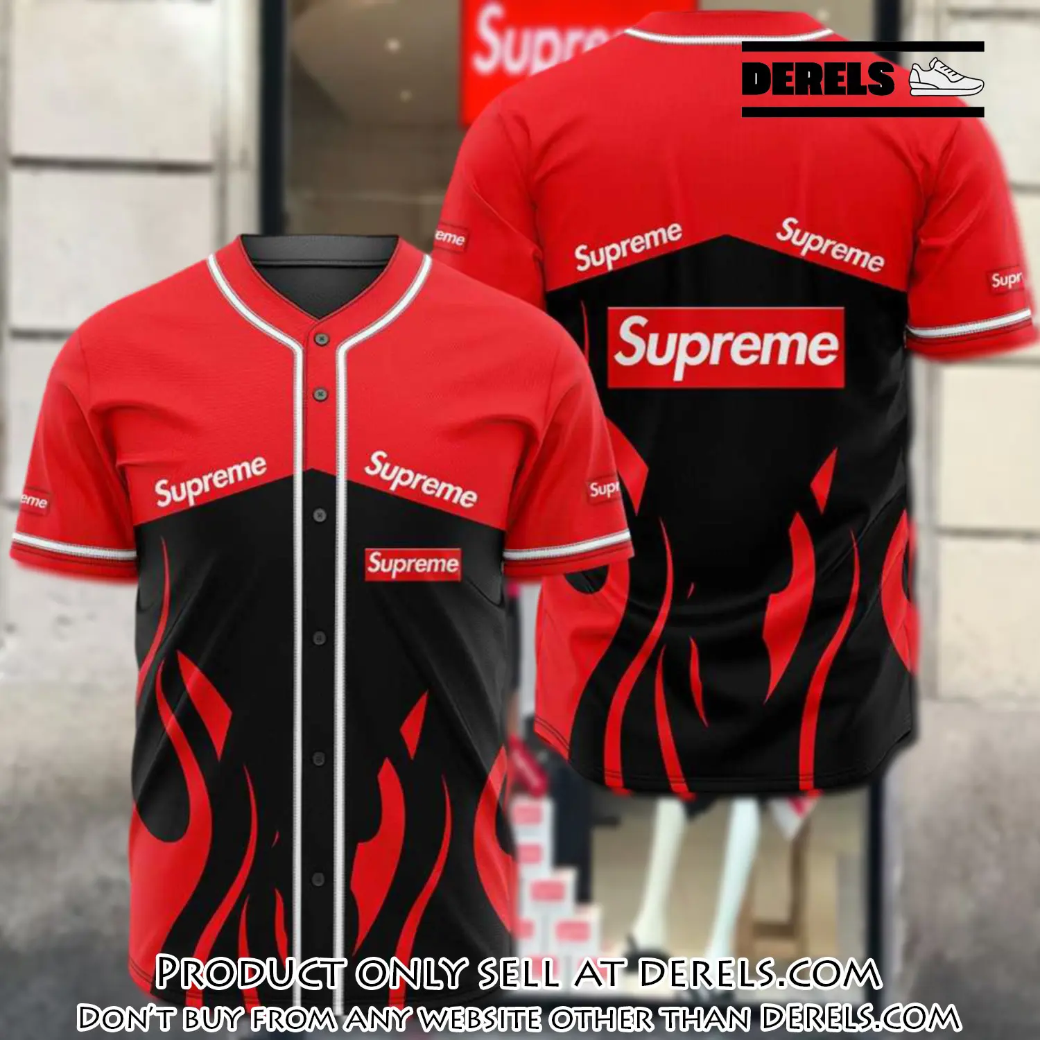 Supreme baseball jersey shirt luxury bjs1233 dr1058967